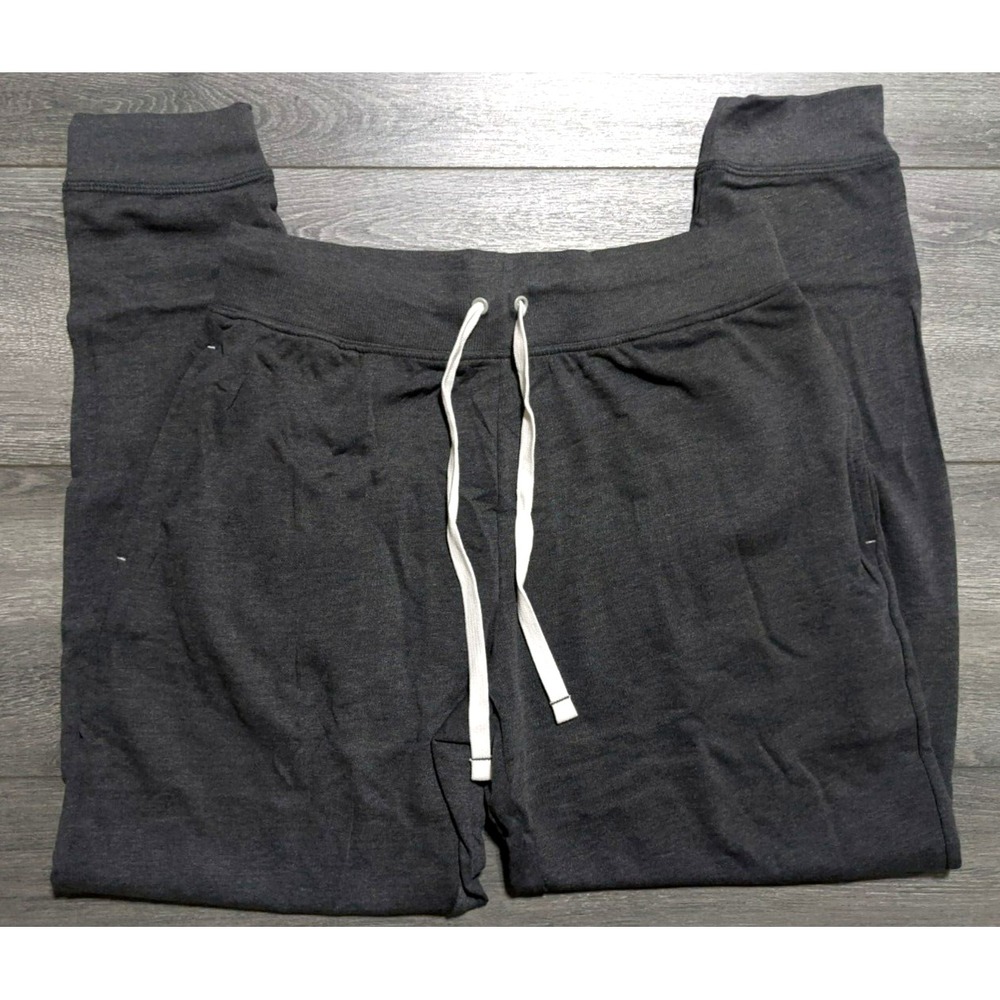 Calvin Klein Joggers Adult Medium Gray French Terry Sleepwear Lounge Womens